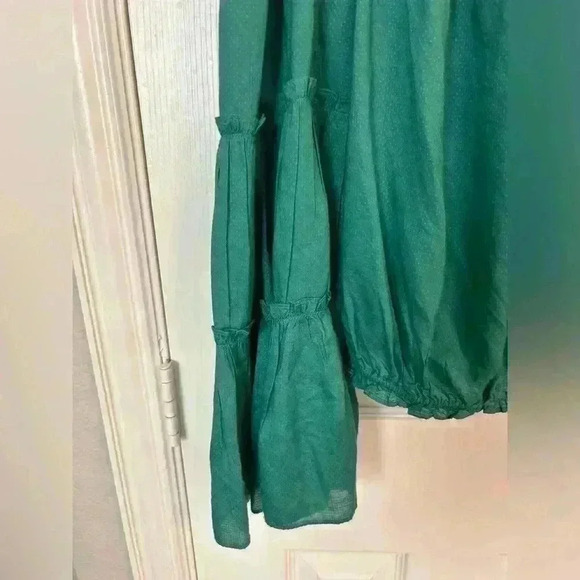 Free People Free Spirit Off Shoulder Cropped Blouse Top Size XS - Picture 4 of 5